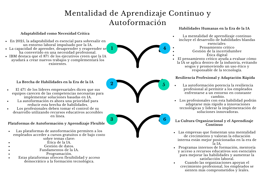 alt=" "
Diagrama mentalidad de aprendizaje continuo y autoformación